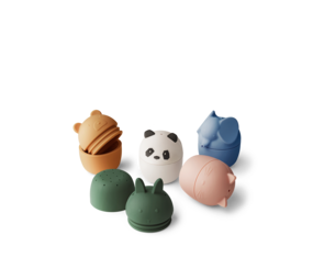 Liewood Badspeeltjes Gaby Creme de la Creme Multi Mix 5-pack Liewood Badspeeltjes Gaby Creme de la Creme Multi Mix 5-pack