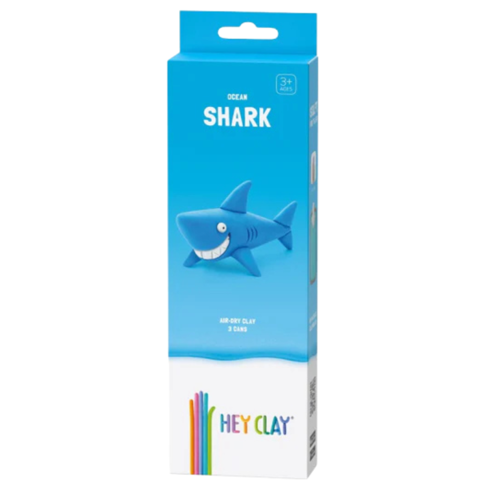 Hey Clay Interactieve Boetseerklei Shark (3 kleuren) Hey Clay Interactieve Boetseerklei Shark (3 kleuren)