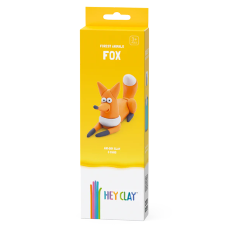 Hey Clay Interactieve Boetseerklei Fox (3 kleuren) Hey Clay Interactieve Boetseerklei Fox (3 kleuren)