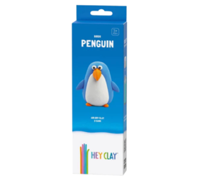 Hey Clay Interactieve Boetseerklei Penguin (3 kleuren) Hey Clay Interactieve Boetseerklei Penguin (3 kleuren)