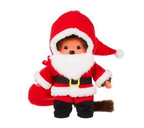 Monchhichi Jongen in Kerstmanpak Monchhichi Jongen in Kerstmanpak