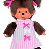 Monchhichi Meisje Pink Ribbon Dress