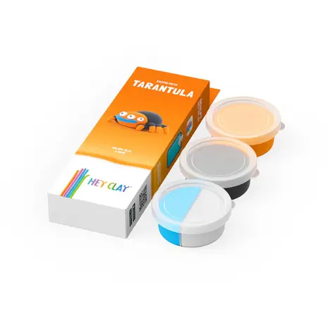 Hey Clay Interactieve Boetseerklei Tarantula (3 kleuren) Hey Clay Interactieve Boetseerklei Tarantula (3 kleuren)