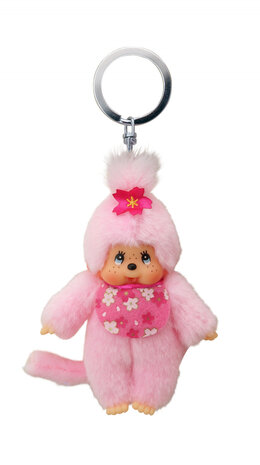 Monchhichi Sleutelhanger Cherry Blossom Monchhichi Sleutelhanger Cherry Blossom
