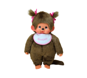 Monchhichi Meisje met Slab Roze Monchhichi Meisje met Slab Roze