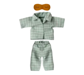 Maileg Pyjamas Dad Mouse Mint/Sand Maileg Pyjamas Dad Mouse Mint/Sand