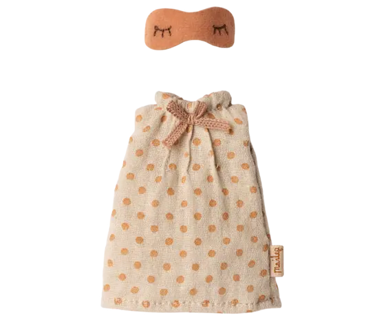 Maileg Muizen Nachtjapon Mum Light Grey Maileg Muizen Nachtjapon Mum Light Grey