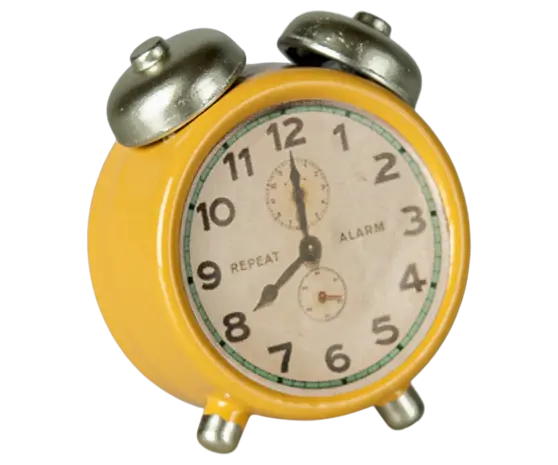 Maileg Muizen Alarmklok Yellow Maileg Muizen Alarmklok Yellow