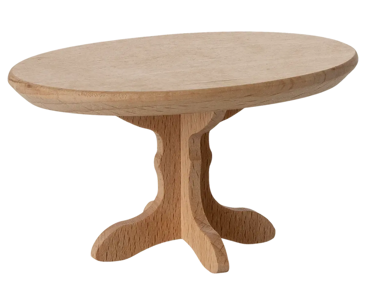 Maileg Muizen Koffie Tafel Ovaal Nature