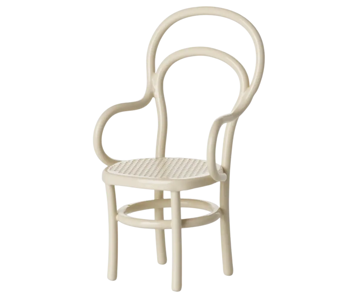 Maileg Muizen Vintage Stoel Off White