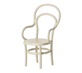 Maileg Muizen Vintage Stoel Off White Maileg Muizen Vintage Stoel Off White