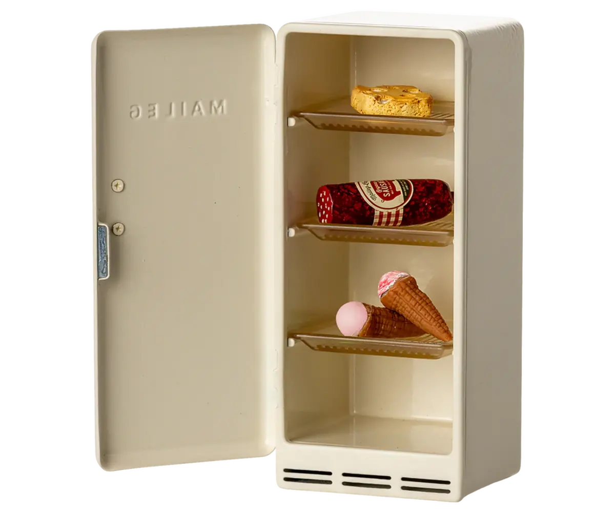 Maileg Muizen Koelkast Off White