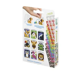 Pixelhobby Medaillon sleutelhangerset - Dieren