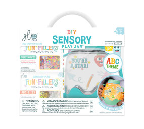 Glo Pals DIY Jarset Blue ABC