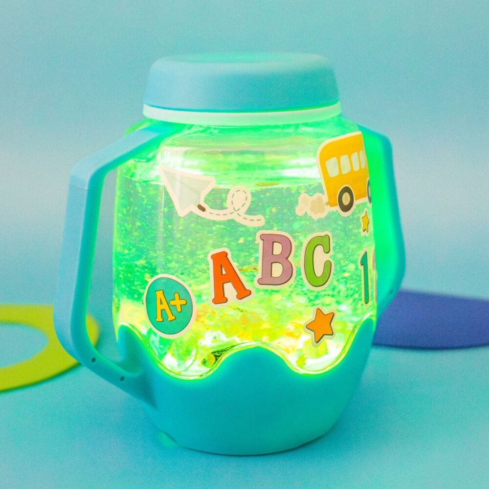 Glo Pals DIY Jarset Blue ABC Glo Pals DIY Jarset Blue ABC