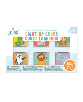 Glo Pals Light Up Cubes Zoo