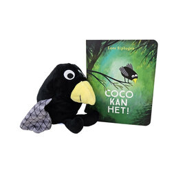 Coco Kan Het! Kartonboekje met Pluchen Coco