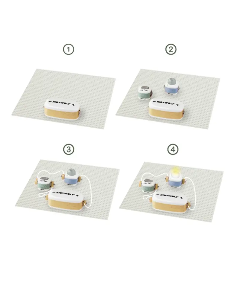 KidyWolf KIDYELEC - Mijn eerste Elektriciteitsset - Starter KidyWolf KIDYELEC - Mijn eerste Elektriciteitsset - Starter