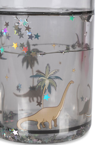 Konges Slojd Glitter Drinkbeker Dino 2-pack Konges Slojd Glitter Drinkbeker Dino 2-pack