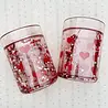 Konges Slojd Glitter Drinkbeker Heart 2-pack