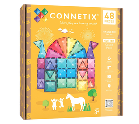 Connetix Magnetische Tegels Glitter Castle Pack 48 stuks Connetix Magnetische Tegels Glitter Castle Pack 48 stuks