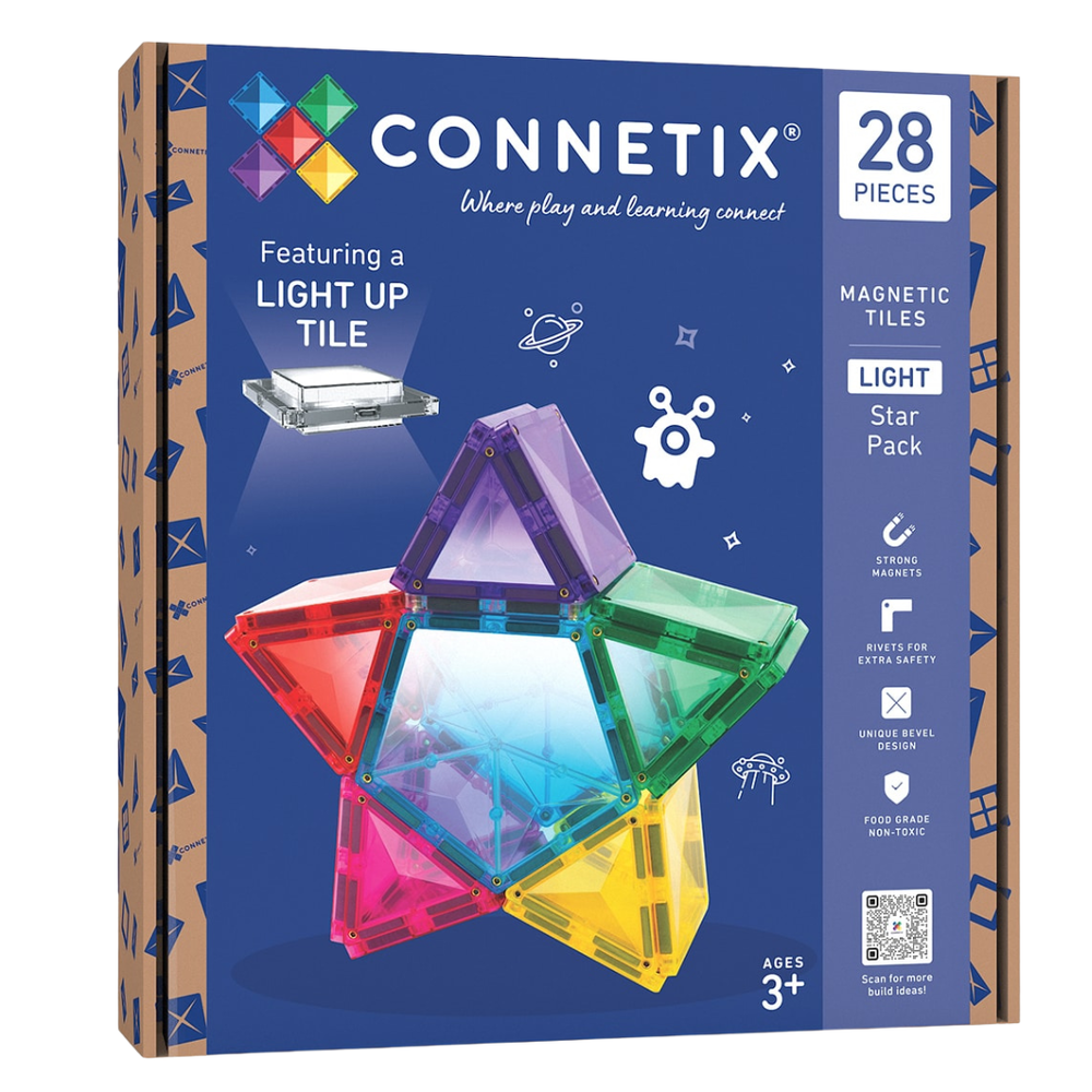 Connetix Magnetische Tegels Light Star Pack 28 stuks