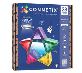 Connetix Magnetische Tegels Light Star Pack 28 stuks Connetix Magnetische Tegels Light Star Pack 28 stuks