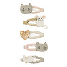 Mimi & Lula Haarspeldjes Mini Cat & Mouse Pink