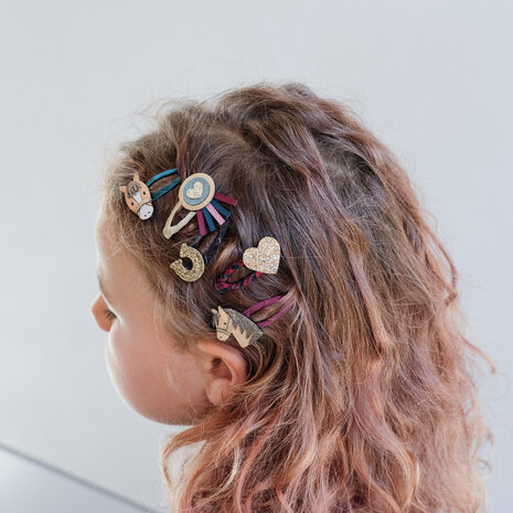 Mimi & Lula Haarspeldjes Mini Pony Pals Multi