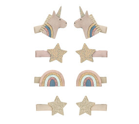 Mimi & Lula Haarclipjes Mini Celeste Unicorn Pink Mimi & Lula Haarclipjes Mini Celeste Unicorn Pink