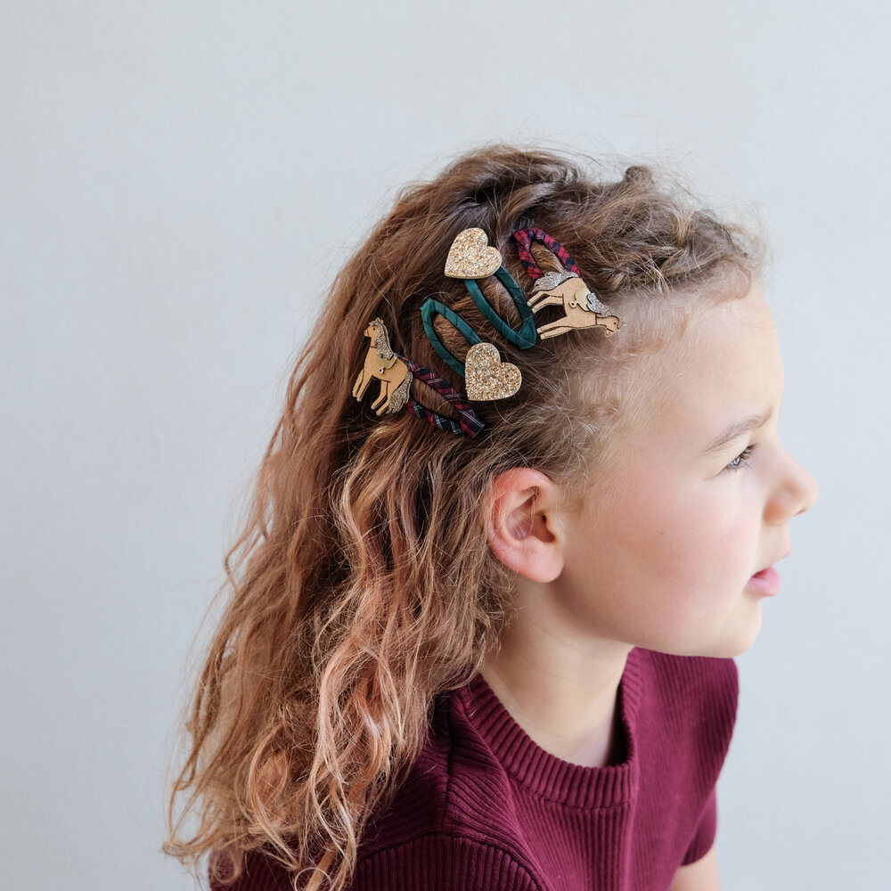 Mimi & Lula Haarspeldjes Horsey Multi