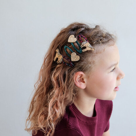 Mimi & Lula Haarspeldjes Horsey Multi