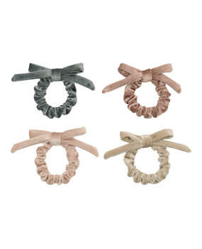 Mimi & Lula Haarelastiekjes Sparkle Velvet Bow Pink