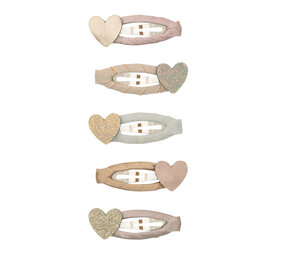 Mimi & Lula Haarspeldjes Mini Heart Shimmer Mimi & Lula Haarspeldjes Mini Heart Shimmer