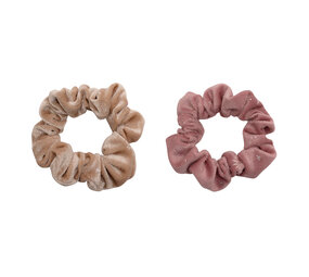 Mimi & Lula Scrunchies Velvet Pink 2-pack Mimi & Lula Scrunchies Velvet Pink 2-pack