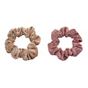 Mimi & Lula Scrunchies Velvet Pink 2-pack