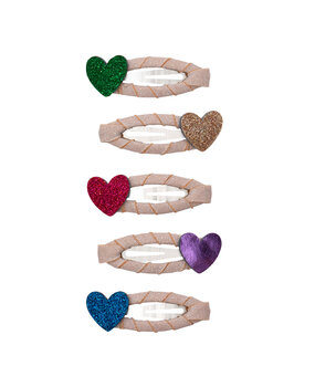 Mimi & Lula Haarspeldjes Mini Jazzy Heart Bright