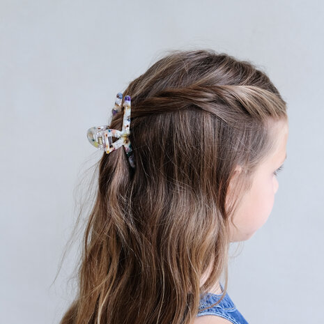 Mimi & Lula Haarclip Speckled Rainbow Multi