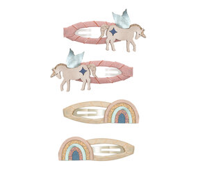 Mimi & Lula Haarspeldjes Unicorn & Rainbow Pink Mimi & Lula Haarspeldjes Unicorn & Rainbow Pink