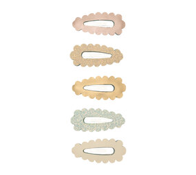 Mimi & Lula Haarspeldjes Mini Scallop Metallic Mimi & Lula Haarspeldjes Mini Scallop Metallic