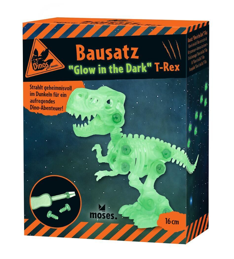 Dino Puzzel T-Rex Skelet Glow in the Dark afbeelding