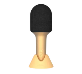 Lalarma Microfoon Glitter Goud Lalarma Microfoon Glitter Goud