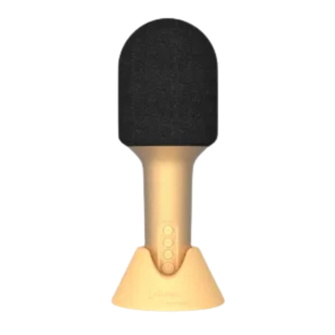 Microfoon Glitter Goud afbeelding