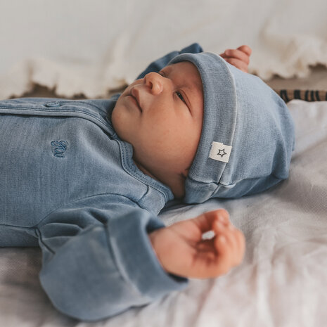 Your Wishes Mutsje Gebreid Bluestone