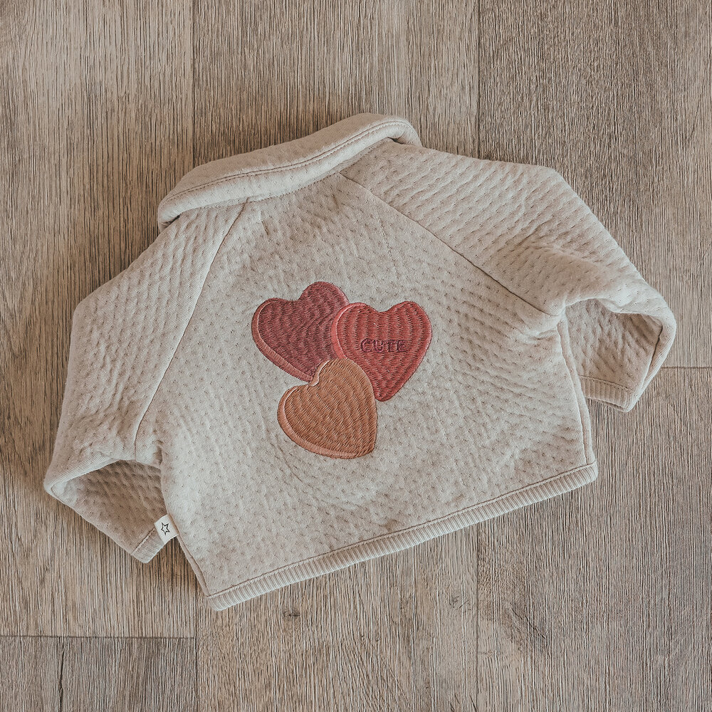 Your Wishes Cardigan Jersey Oyster Gray