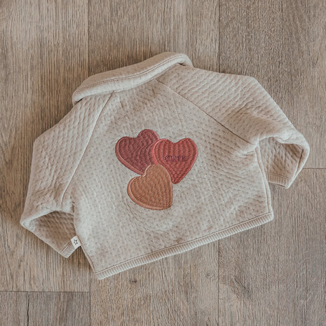 Your Wishes Cardigan Jersey Oyster Gray