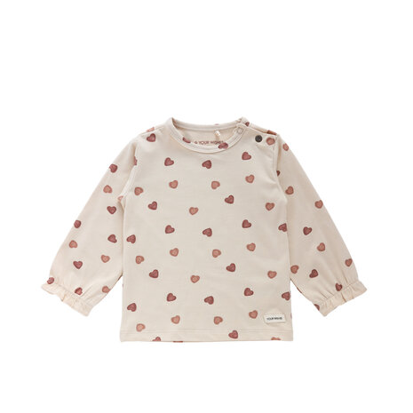 Your Wishes Shirtje Candy Oyster Gray