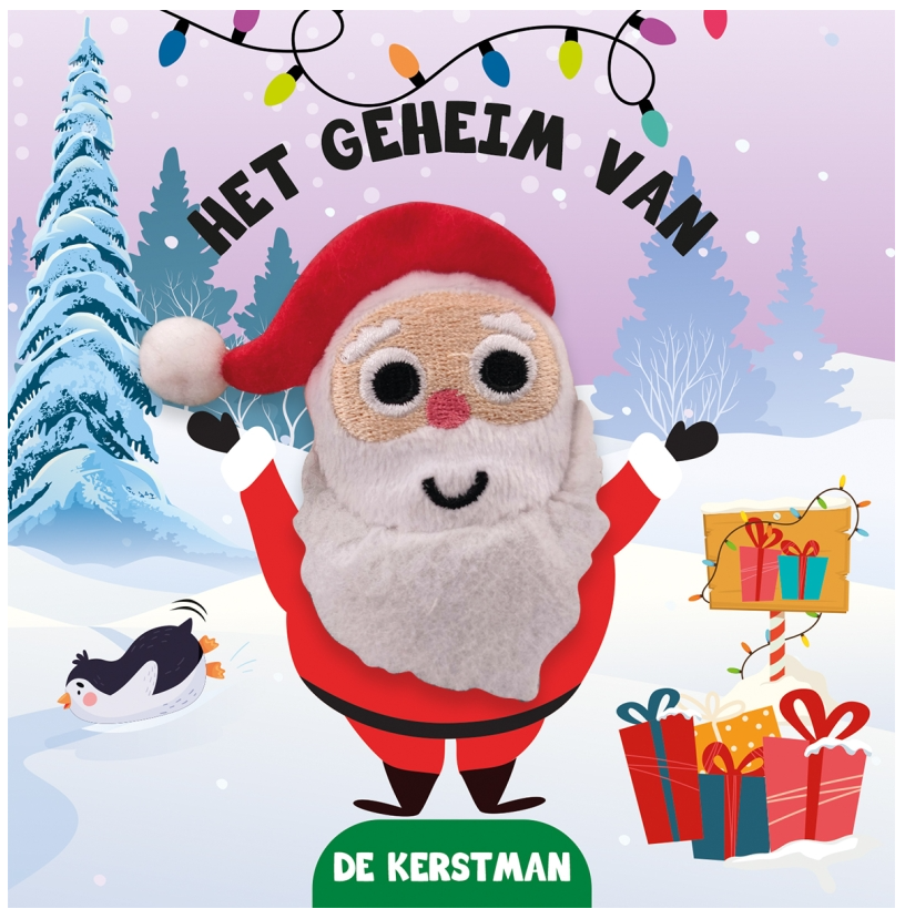 Het Geheim van de Kerstman Vingerpopboekje afbeelding