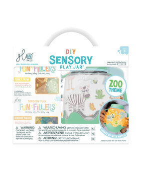 Glo Pals DIY Jarset Green Zoo