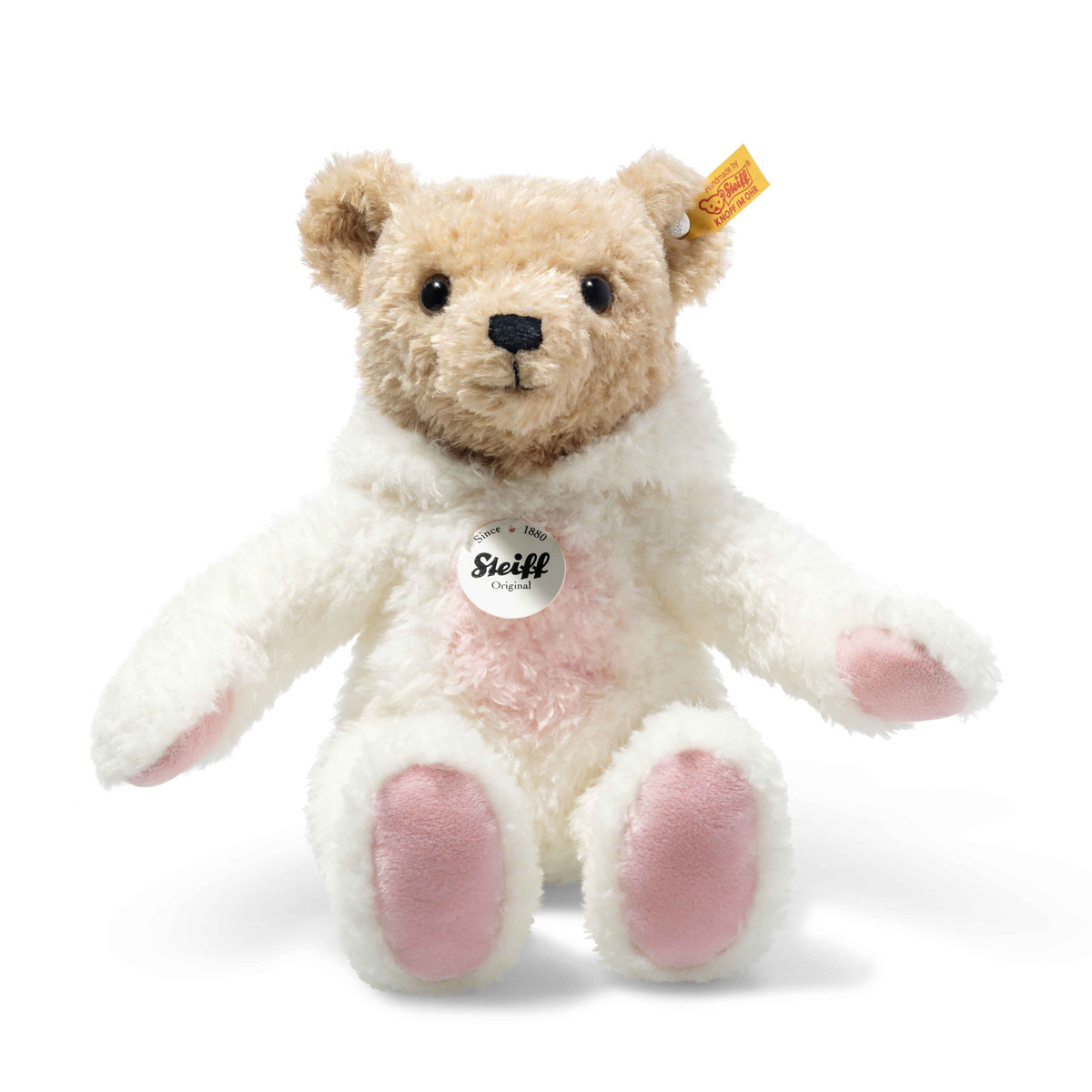 Knuffel Hoodie Teddy Bear Rabbit White afbeelding